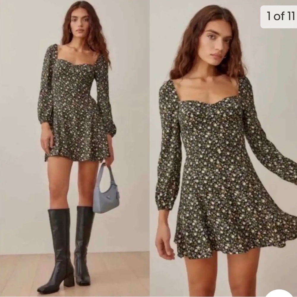 Reformation Petite Mochi Dress in Esprit